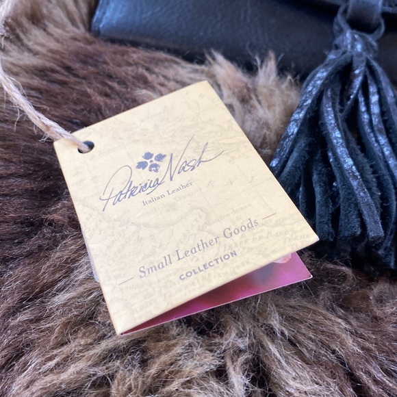 Patricia Nash Black Leather Wallet with Tassel - Picture 3 of 7